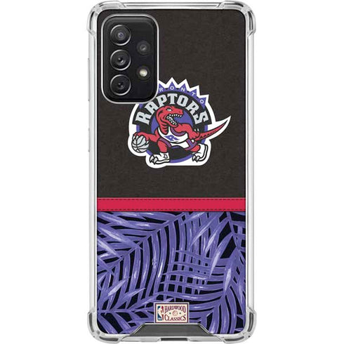 NBA Toronto Raptors Retro Palms Galaxy A72 5G Clear Case